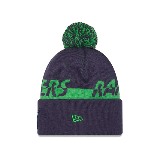 Knit Split Script Beanie