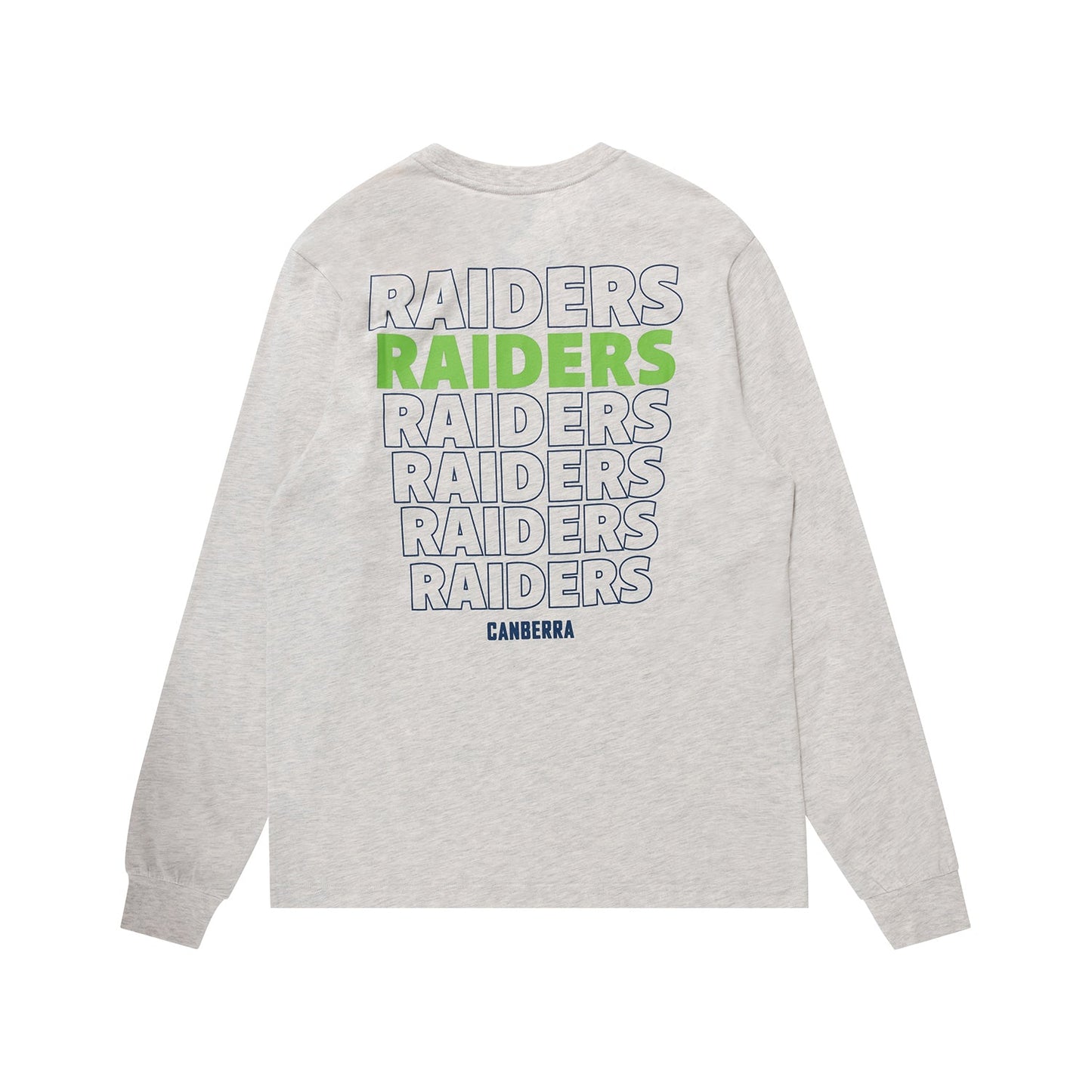 NRL Raiders Mens Supporter LS Tee