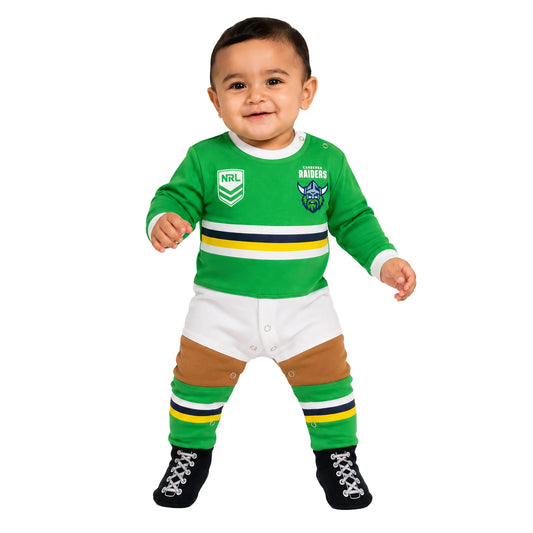 NRL Raiders Baby Footysuit
