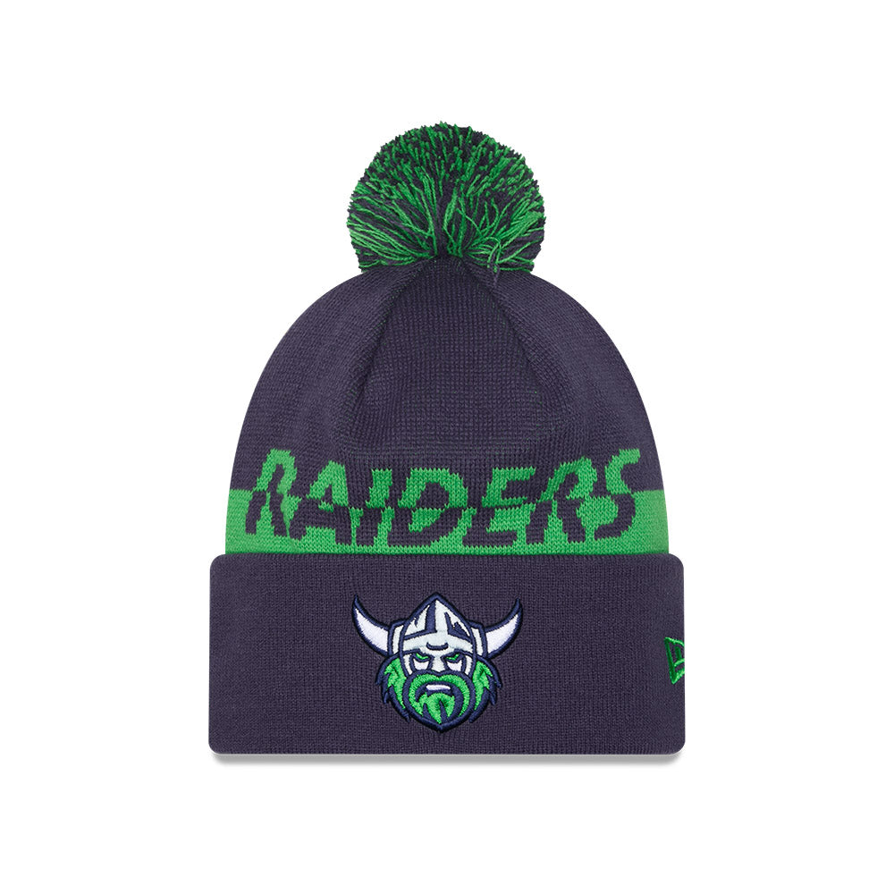 Knit Split Script Beanie