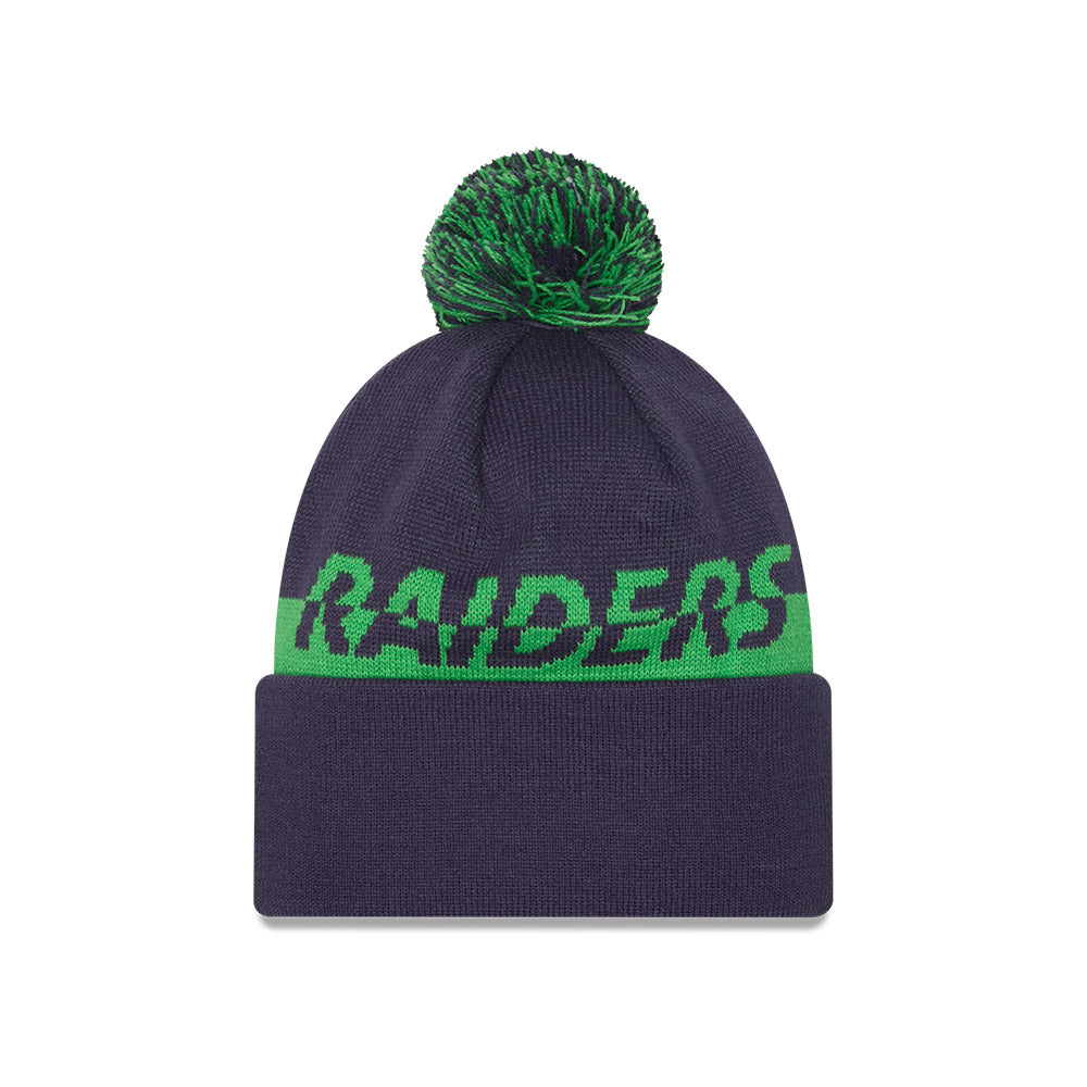 Knit Split Script Beanie