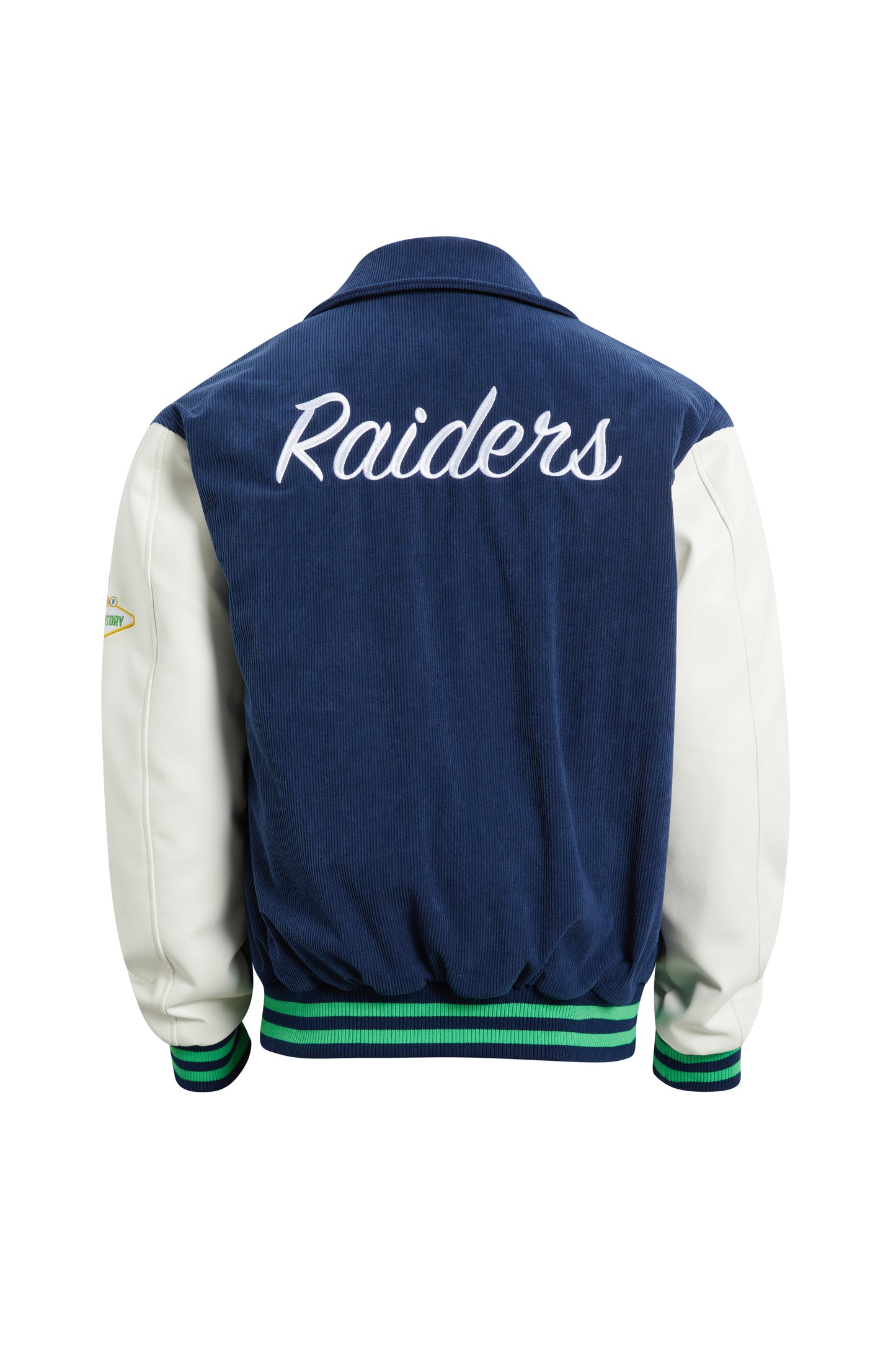 NRL Raiders Las Vegas Cord Varsity Jacket