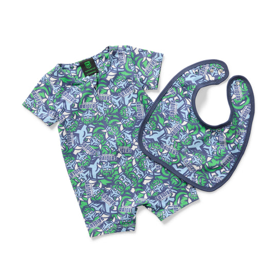 Baby Romper and Bib Pack