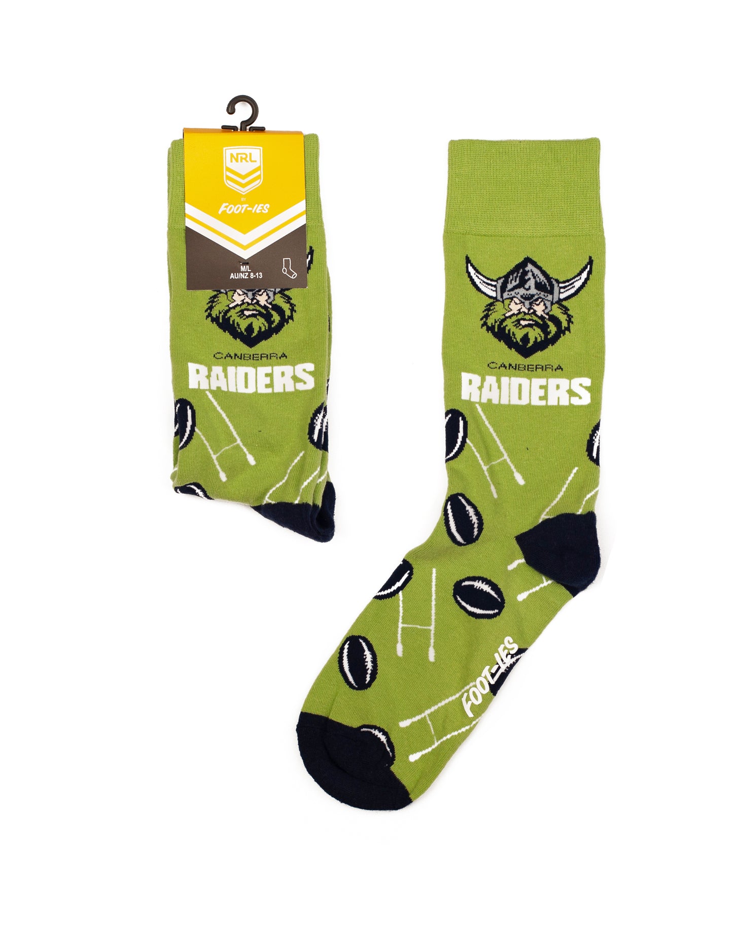 Raiders Foot-ies Goal Post Socks